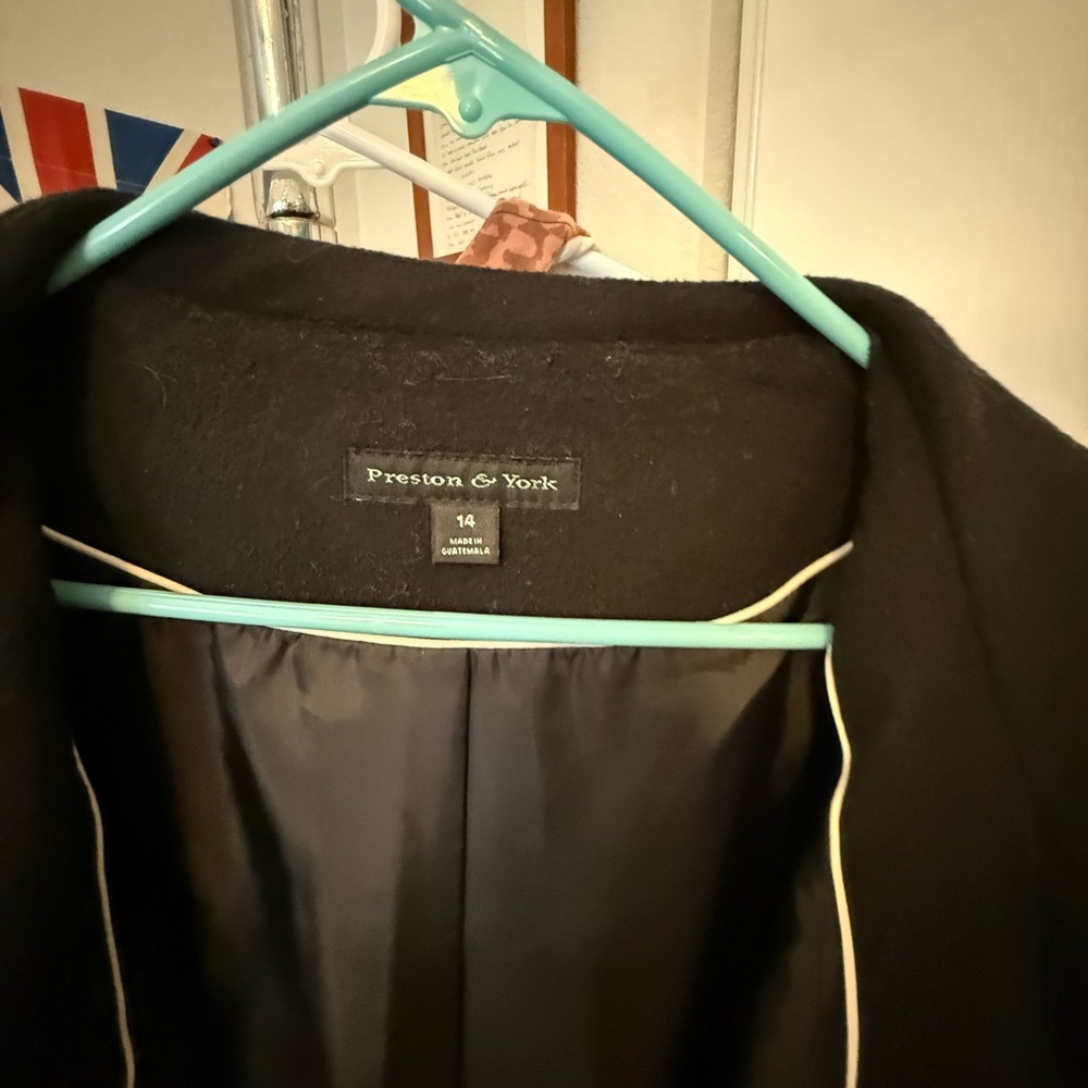 Preston & York Classic Black Jacket